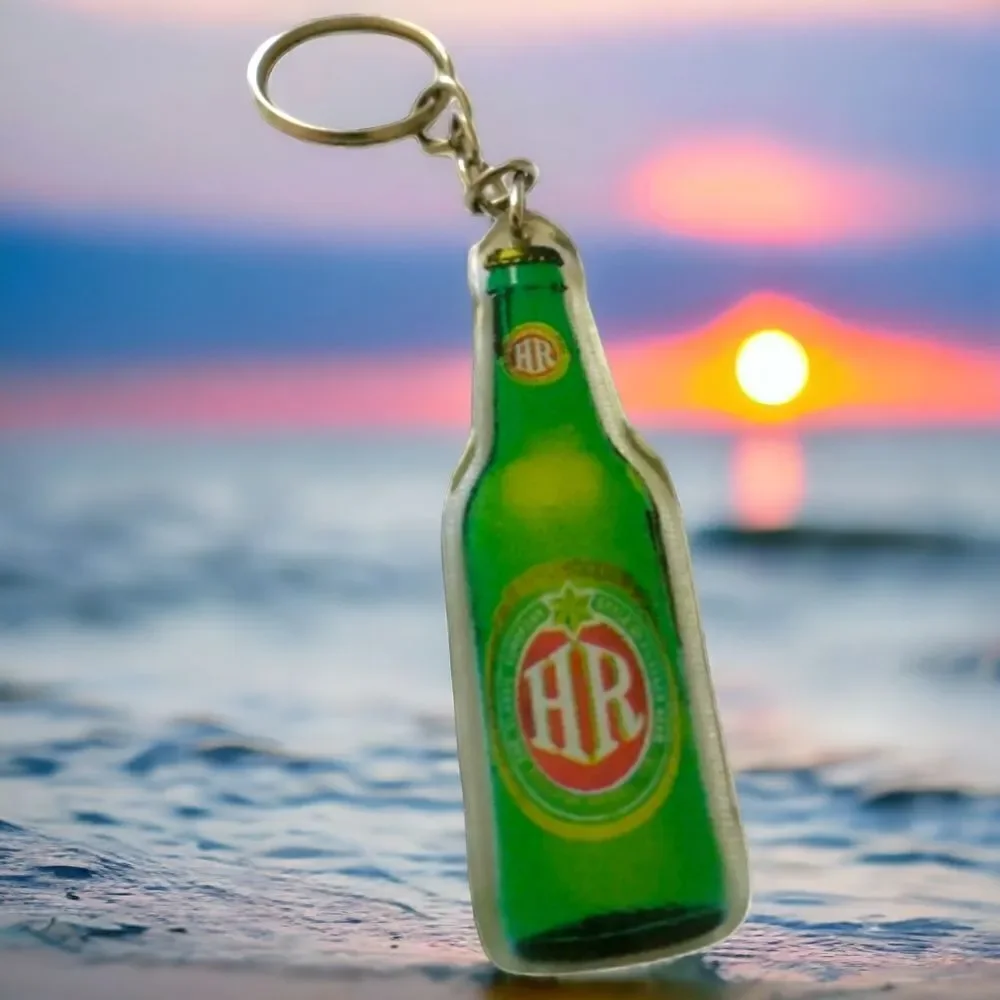 Hijos De Rivera Key Ring Spanish Beer Keychain‎ Bottle Promo Fob Holder Brewery